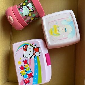 Hello Kitty thermos, sandwich box